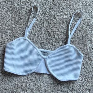 Aritzia White Crop Top